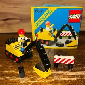 Retired Legoland Lego Set 6631: Steam Shovel/ Excavator